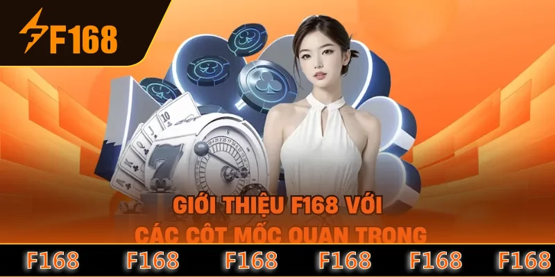 Giới thiệu F168 với các cột mốc quan trọng Giới thiệu F168 với các cột mốc quan trọng